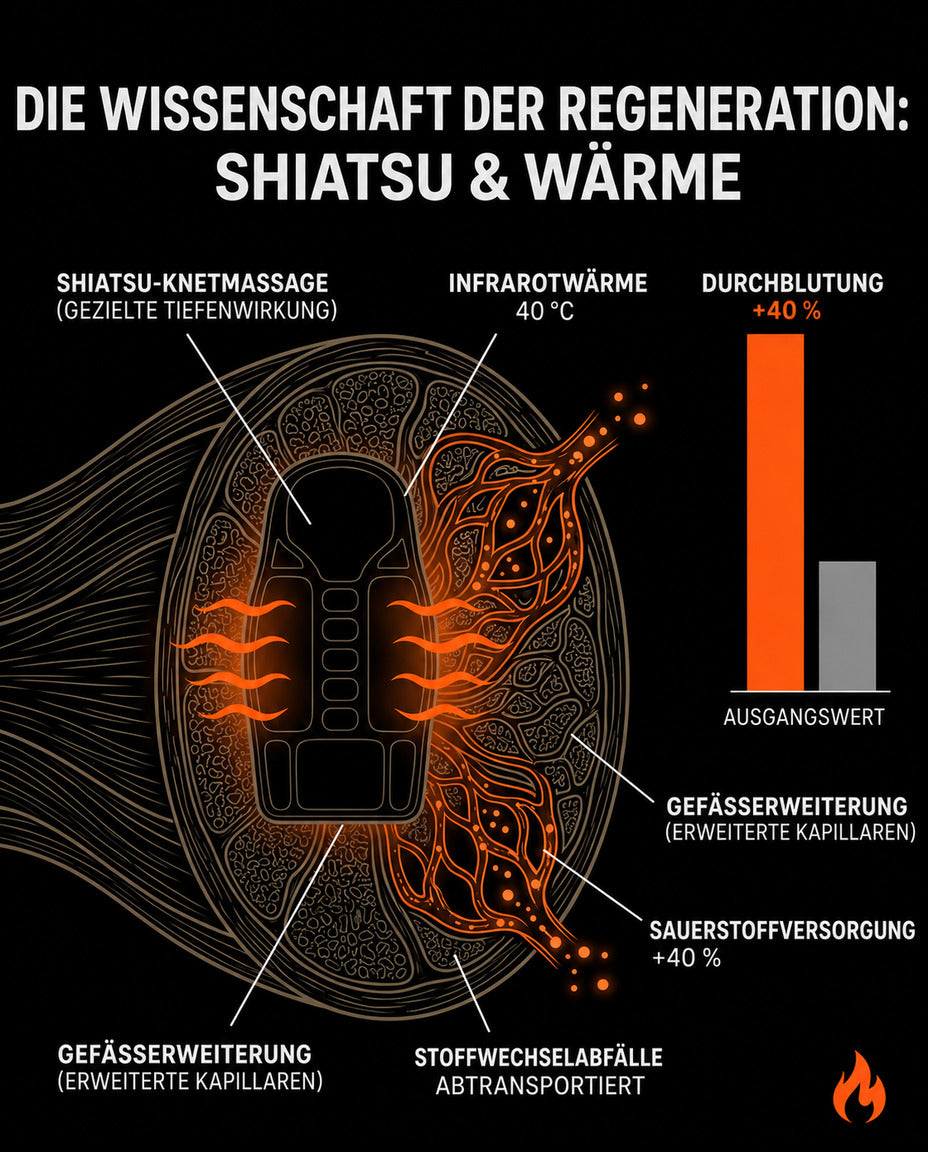 Massagekissen für Stuhl, Sofa und Auto – motorisierte Entspannung für Nacken und Rücken – Produktbild 13