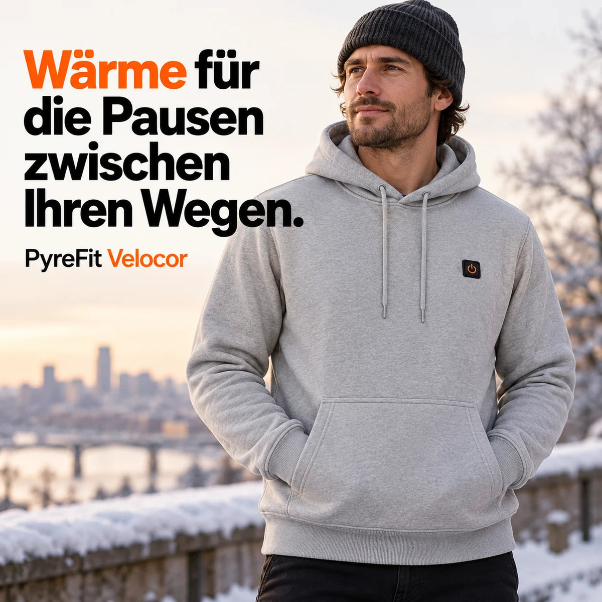 PyreFit Velocor – Wärme für die Pausen zwischen Ihren Wegen.