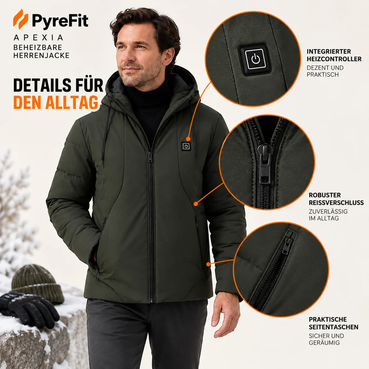 PyreFit Apexia – Material und Verschluss