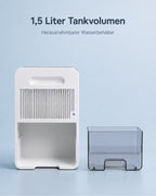 Kompakter Luftentfeuchter mit Nachtlicht und 1,5-l-Tank – Produktansicht 3