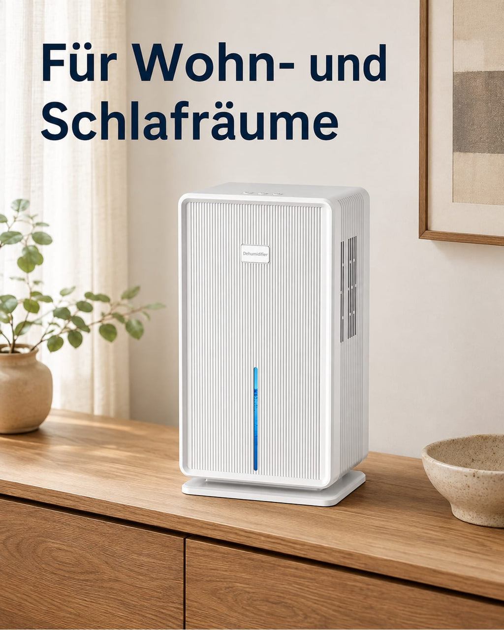 Purair Luftentfeuchter – 3-Liter-Tank mit Nachtmodus – Produktansicht 2