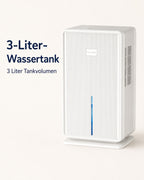 Purair Luftentfeuchter – 3-Liter-Tank mit Nachtmodus – Produktansicht 3
