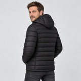 Beheizbare Steppjacke PyreFit Heizjacke – Rückansicht