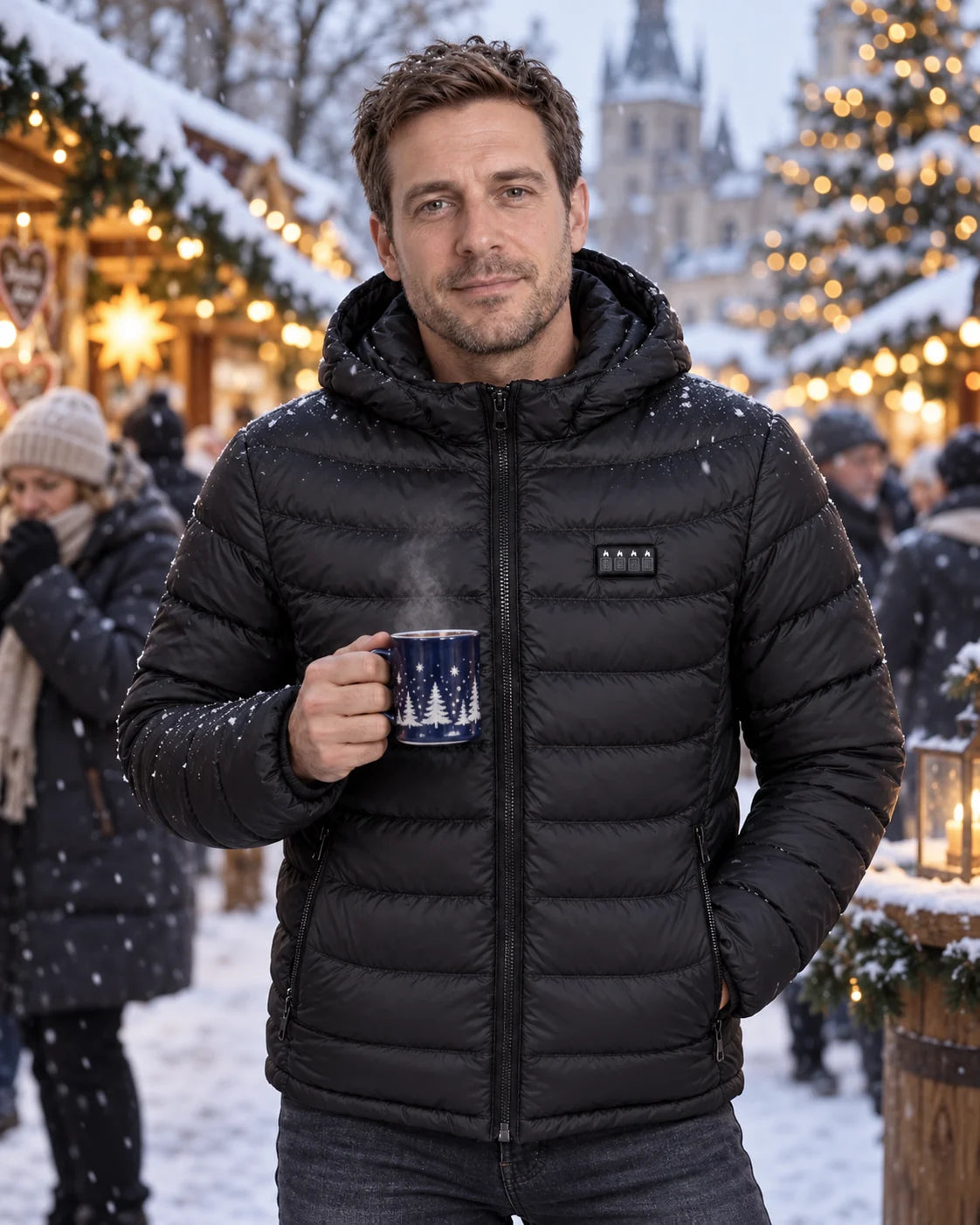 Beheizbare Steppjacke PyreFit Heizjacke im Winteralltag