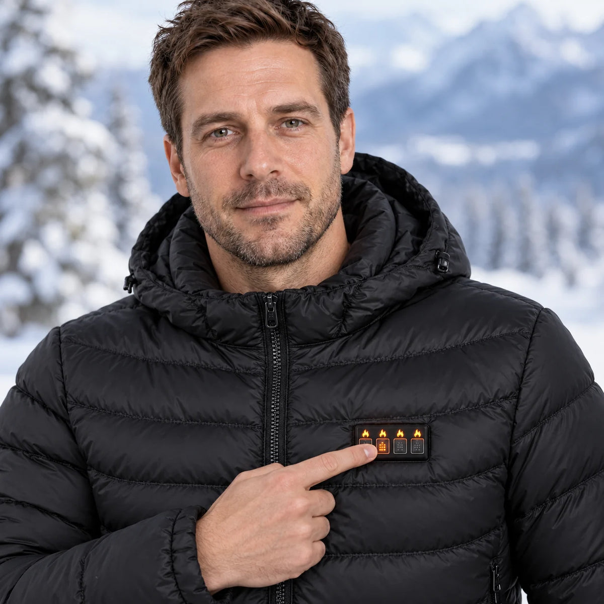 Bedienung der PyreFit Heizjacke