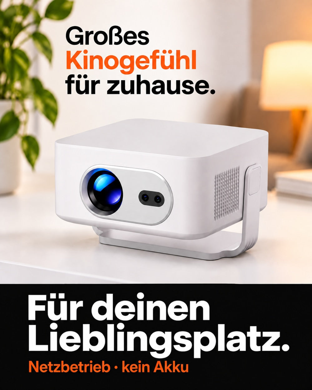 Mini-Beamer – Netzbetrieb