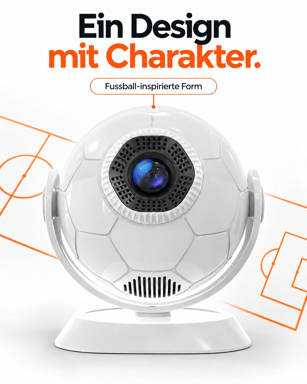 Mini-Beamer – Fussball-Design