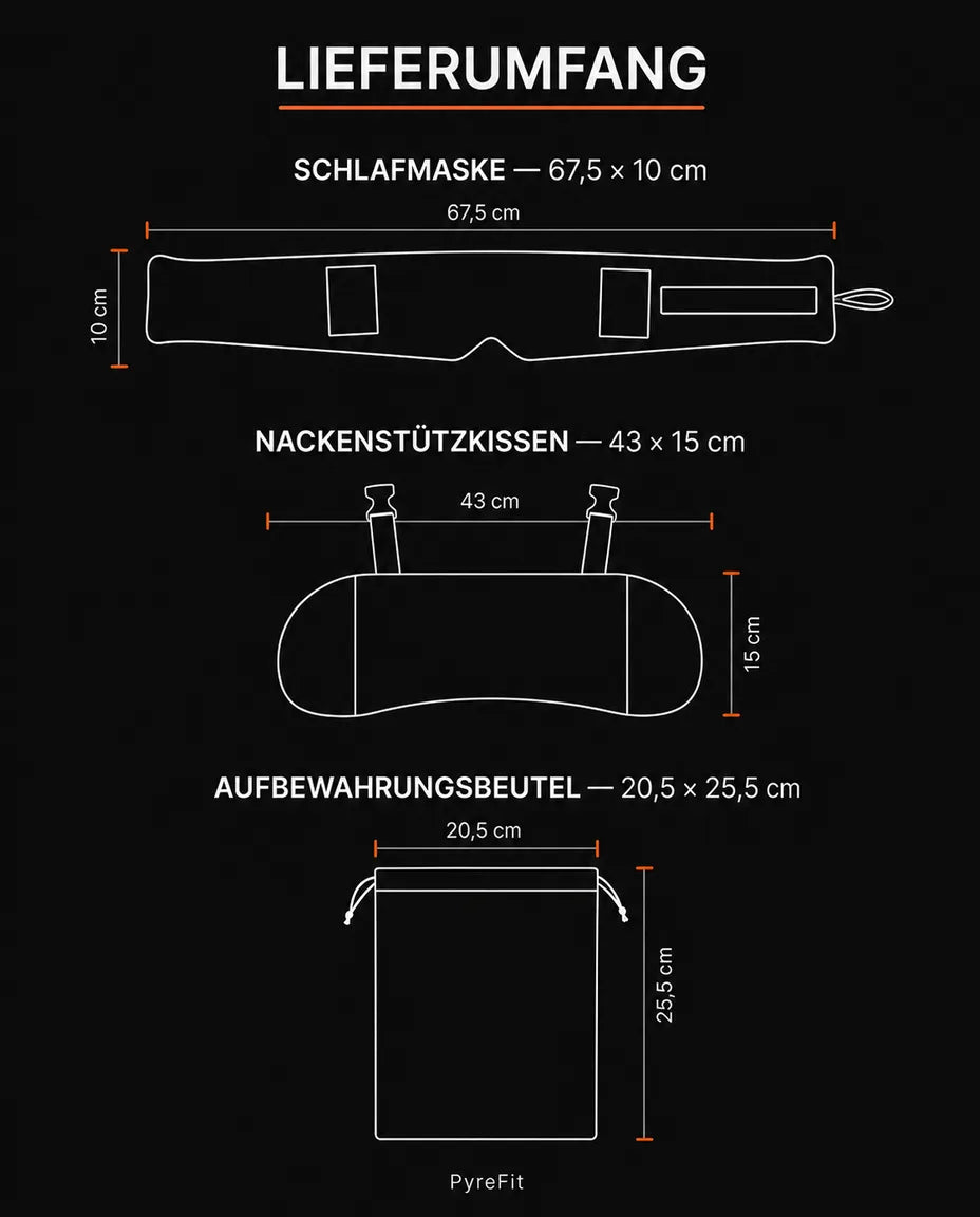 Reisekissen mit Rundum-Stütze und Schlafmaske – erholsam schlafen unterwegs – Produktbild 8