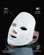 LED-Gesichtsmaske für zuhause – mehrere Lichtmodi für die ruhige Hautpflege am Abend – Produktbild 9