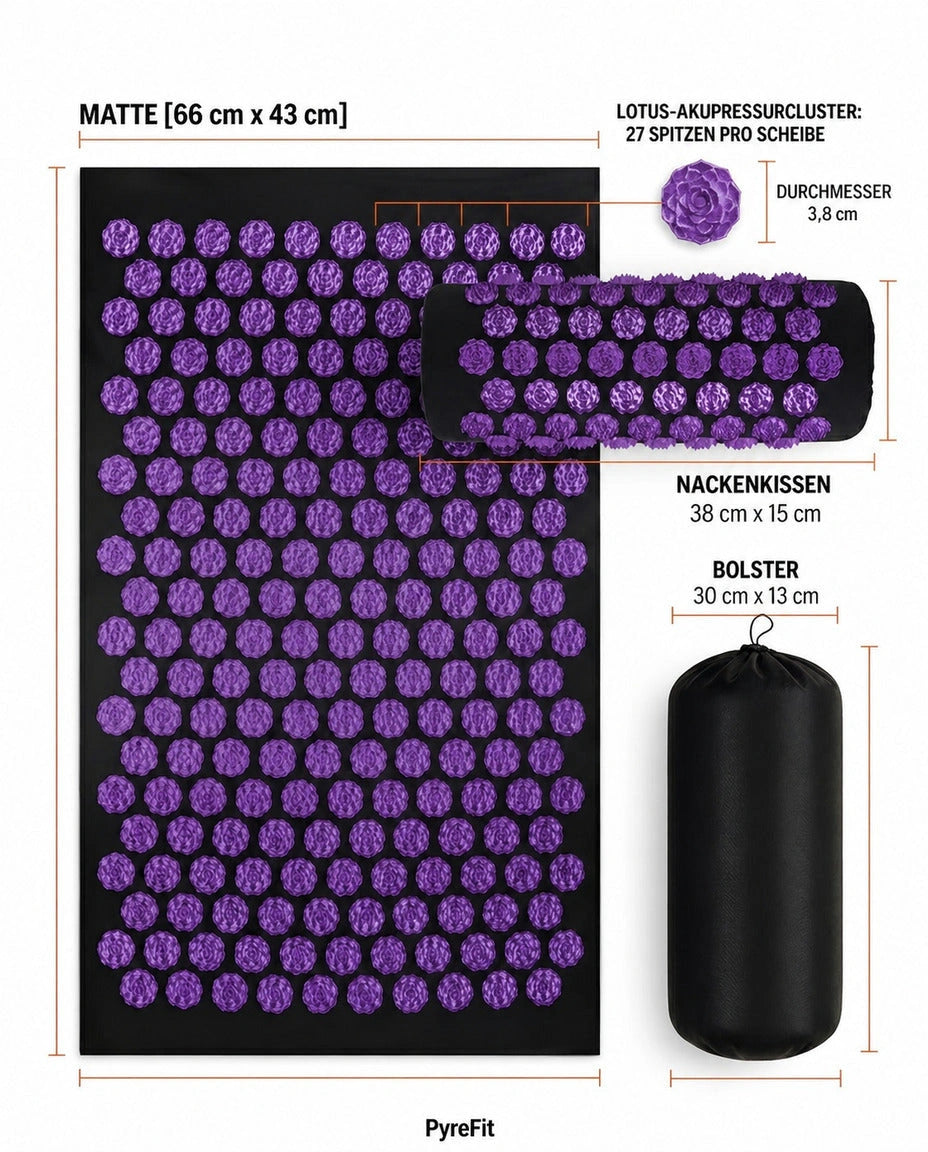 Akupressurmatte mit Kissen-Set – Produktbild 7