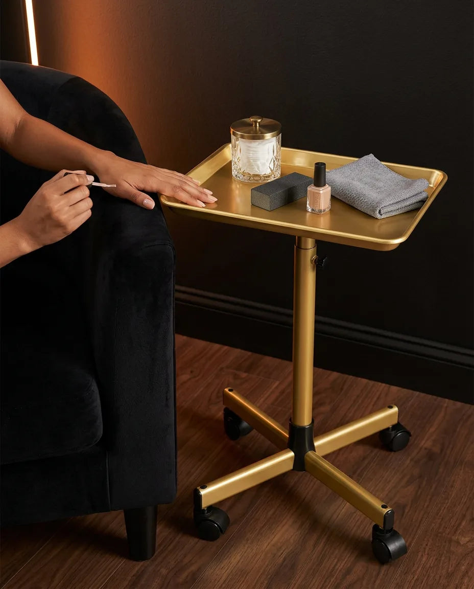 Kosmetikwagen höhenverstellbar mit Rollen – Beauty-Tools immer griffbereit – Produktbild 3