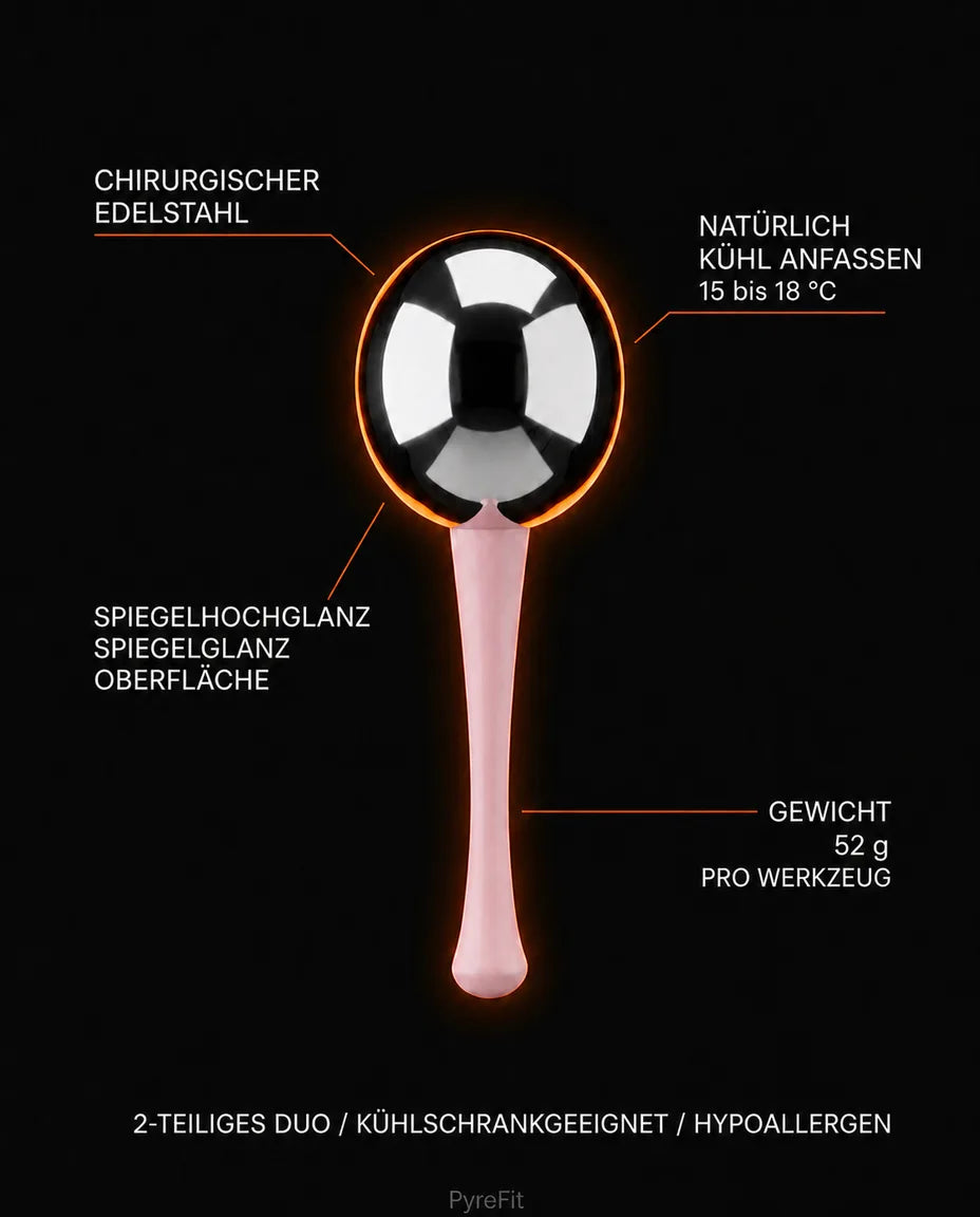 Gesichtsroller aus Edelstahl im 2er-Set – kühlende Gesichtsmassage für jeden Tag – Produktbild 8