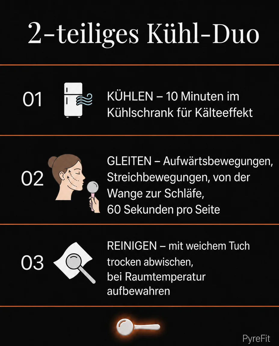 Gesichtsroller aus Edelstahl im 2er-Set – kühlende Gesichtsmassage für jeden Tag – Produktbild 10