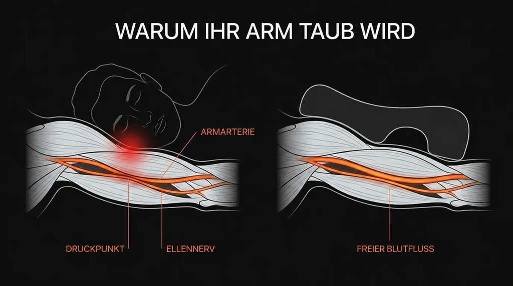 Partnerkissen mit Armaussparung – bequemes Kuscheln ohne eingeschlafenen Arm – Produktbild 11