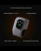 Kabelloses Massagegerät für Knie, Wade und Ellbogen – Wärme und Vibration – Produktbild 9