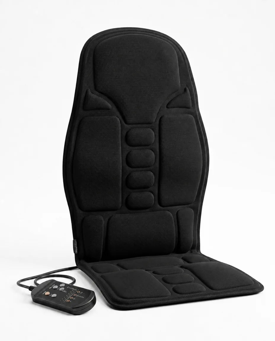 Massagekissen für Stuhl, Sofa und Auto – motorisierte Entspannung für Nacken und Rücken – Produktbild 1