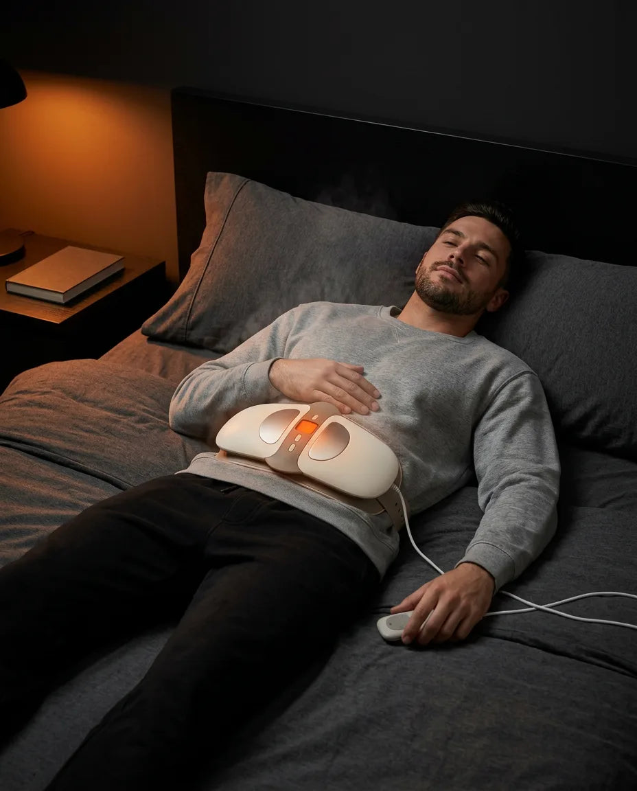 Rückenmassagegerät als Gürtel – Wärme und Vibration für den unteren Rücken – Produktbild 3