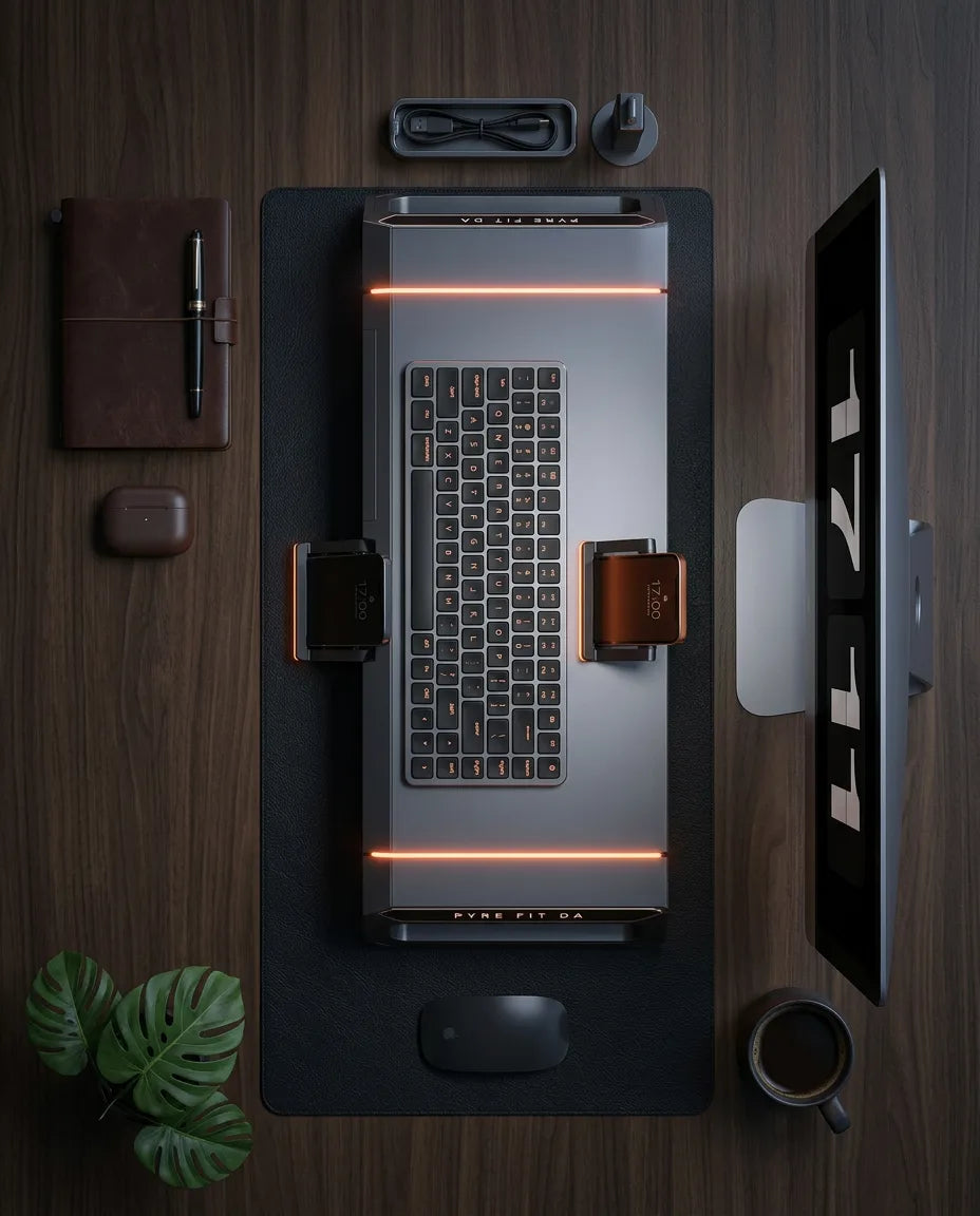 Monitorständer mit Schublade und RGB-Beleuchtung – für den Bildschirm auf Augenhöhe – Produktbild 9