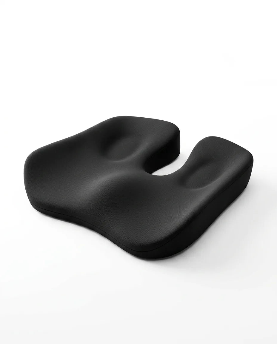 Sitzkissen aus Memory Foam mit Vibration – Stütze für Büro, Auto und lange Fahrten – Produktbild 11