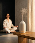 Aroma Diffuser aus Keramik – leise Ultraschall-Vernebelung für ätherische Öle – Produktbild 1