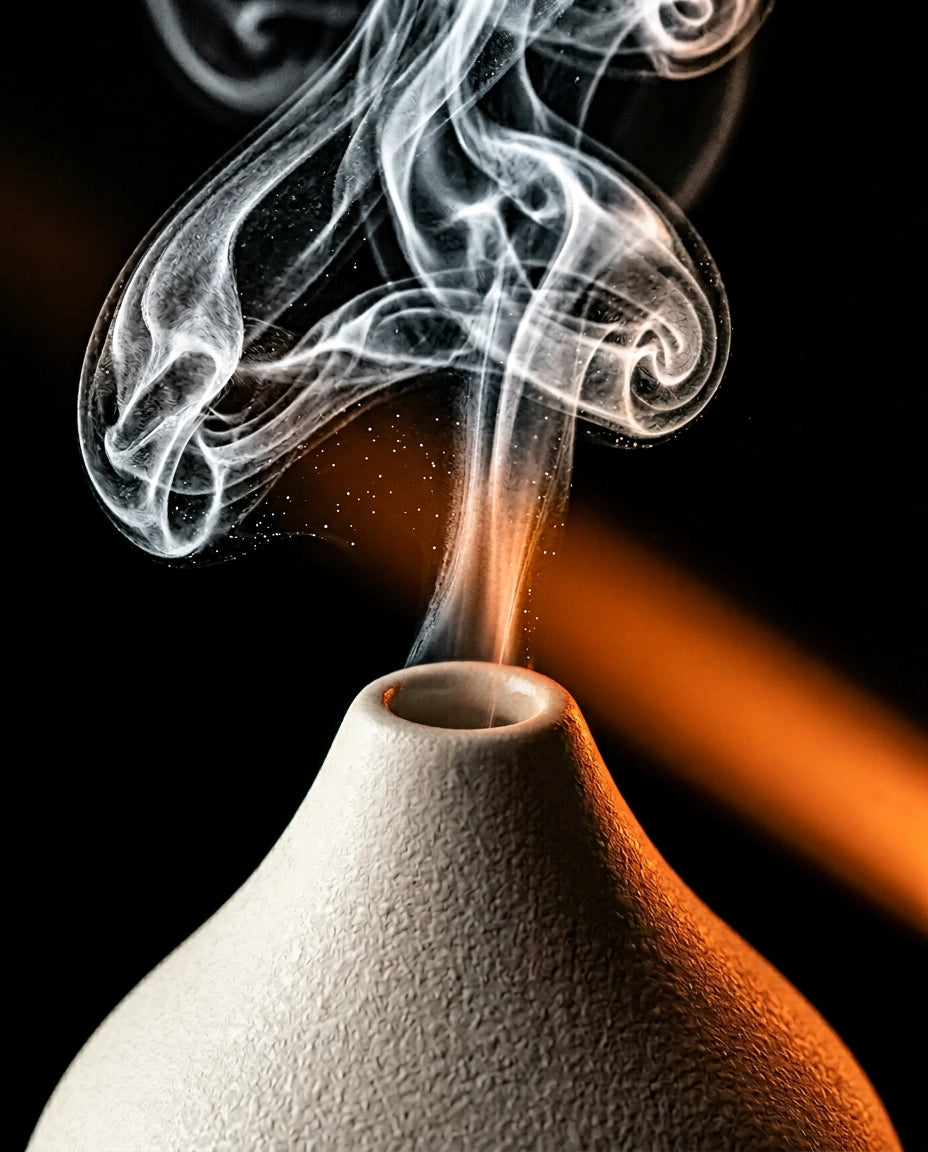 Aroma Diffuser aus Keramik – leise Ultraschall-Vernebelung für ätherische Öle – Produktbild 2