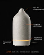Aroma Diffuser aus Keramik – leise Ultraschall-Vernebelung für ätherische Öle – Produktbild 5