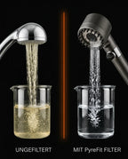 Duschkopf mit Filter für hartes Wasser – hoher Druck und werkzeugfreie Montage – Produktbild 9