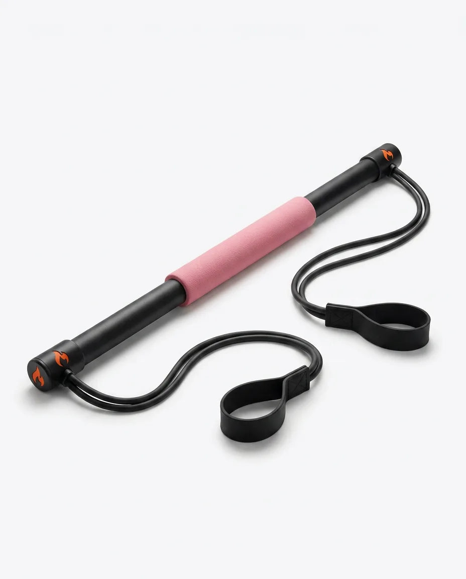 Pilates-Set mit Stange und Widerstandsbändern – gelenkschonendes Training für zu Hause – Produktbild 11