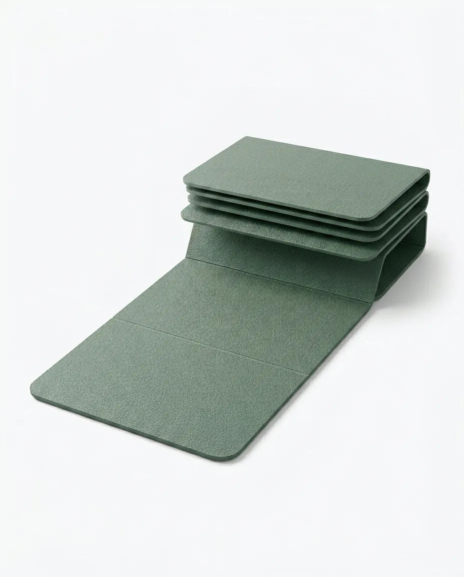Reise-Yogamatte faltbar – rutschfeste TPE-Matte für Hotel, Park und unterwegs – Produktbild 12