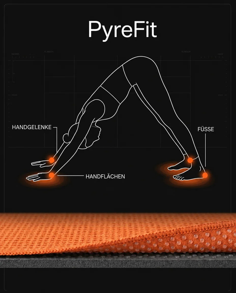 Rutschfestes Yoga-Handtuch mit Silikonnoppen – schnelltrocknende Auflage für Hot Yoga und Pilates – Produktbild 17