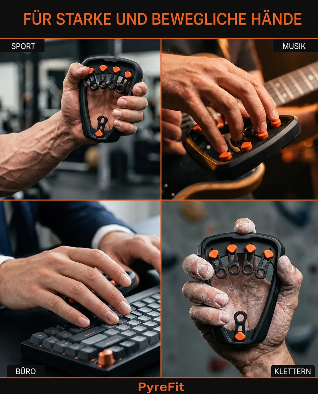 Fingertrainer mit einstellbarem Widerstand – Kraft und Ausdauer für jeden Finger – Produktbild 9