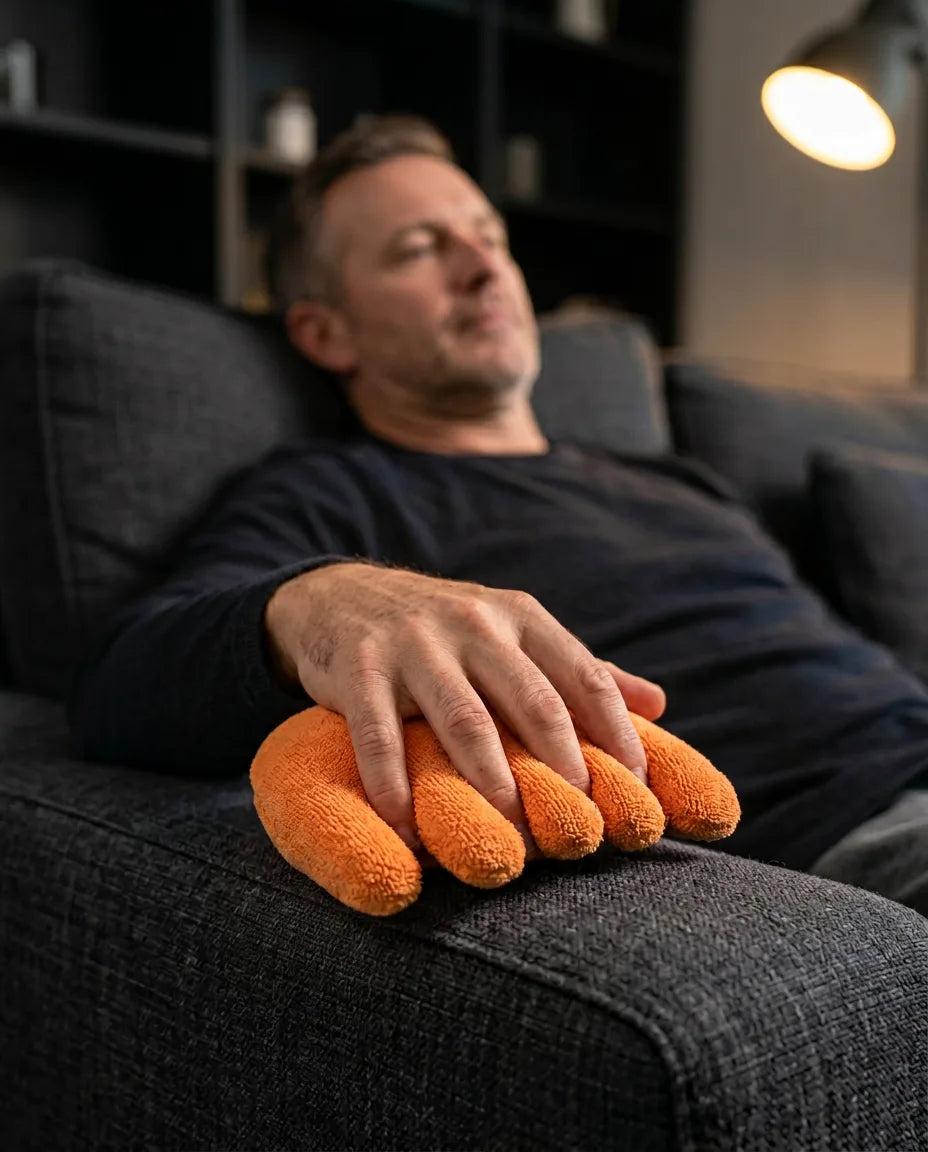 Handgelenkstütze mit Fingerrillen – ergonomische Ablage für müde Hände – Produktbild 3
