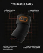 Ellenbogenbandage mit Wärme und Massage – einstellbar und kabellos – Produktbild 8