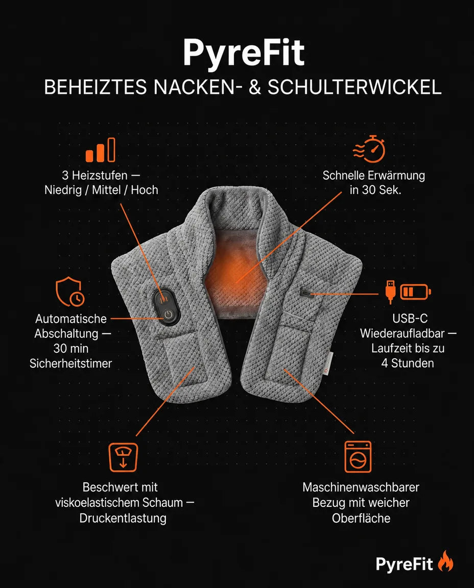 Nackenwärmer für Nacken und Schultern – wohltuende Wärme für entspannte Abende – Produktbild 8