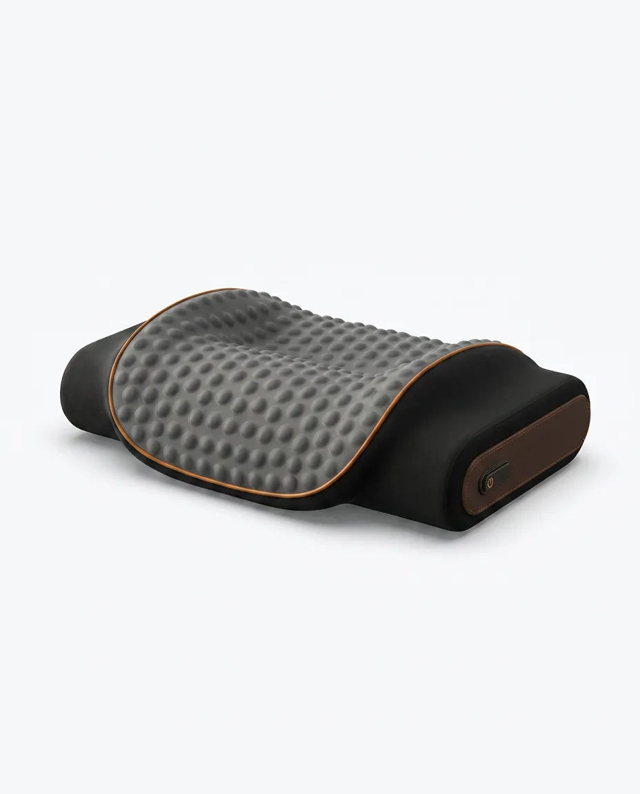 Nackenstützkissen mit Memory Foam und Wärme – Massage und Entlastung für den Nacken – Produktbild 1