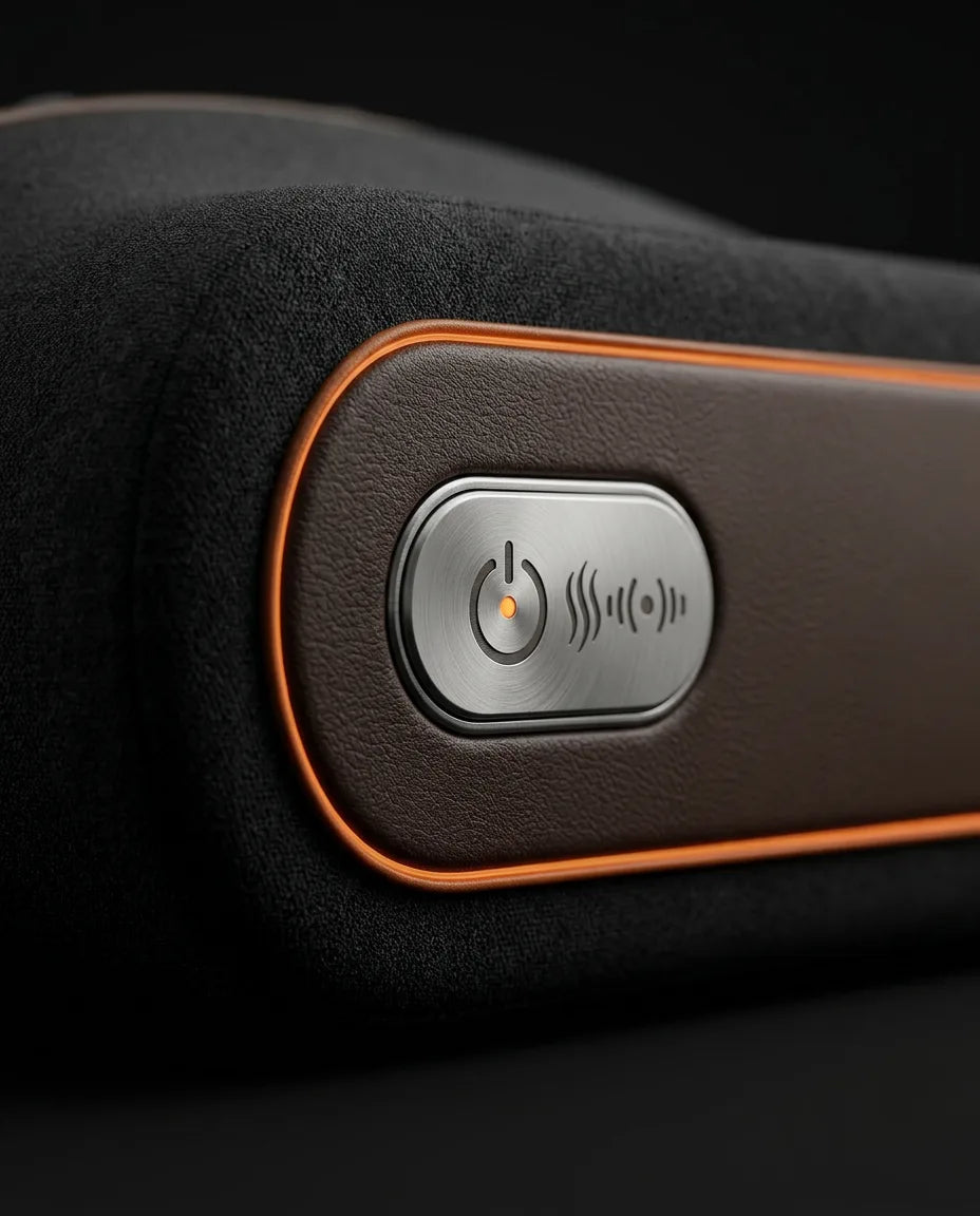 Nackenstützkissen mit Memory Foam und Wärme – Massage und Entlastung für den Nacken – Produktbild 5