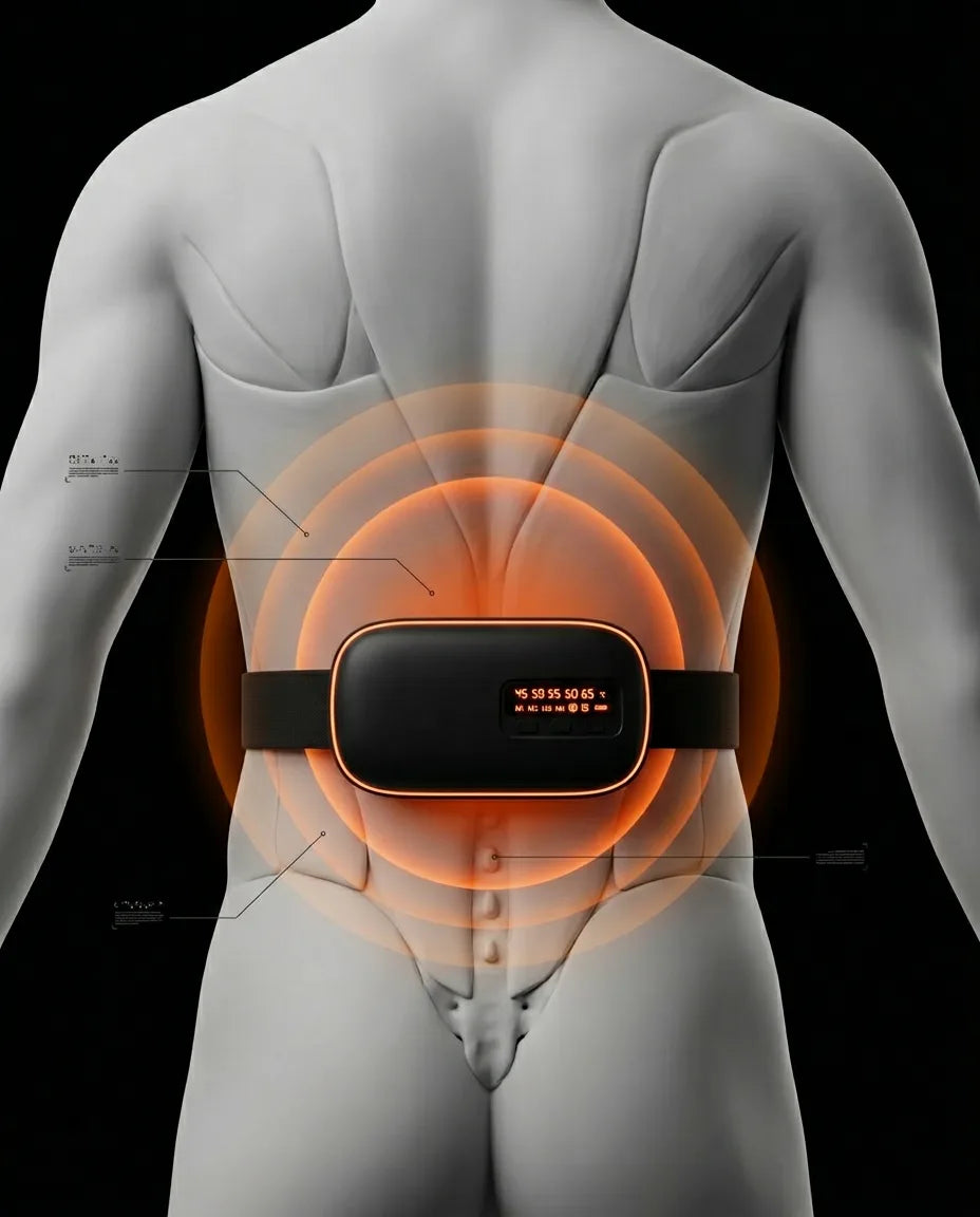 Massagegürtel mit Wärme und Vibration – wohltuende Entspannung für den unteren Rücken – Produktbild 11
