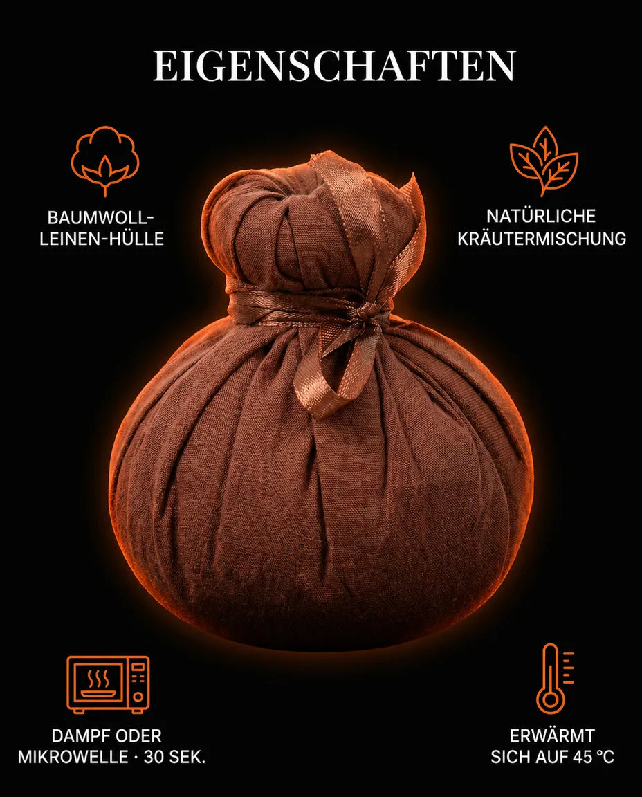 Massagebälle mit Kräuterfüllung und Wärme – wohltuende Entspannung für Nacken und Rücken – Produktbild 8