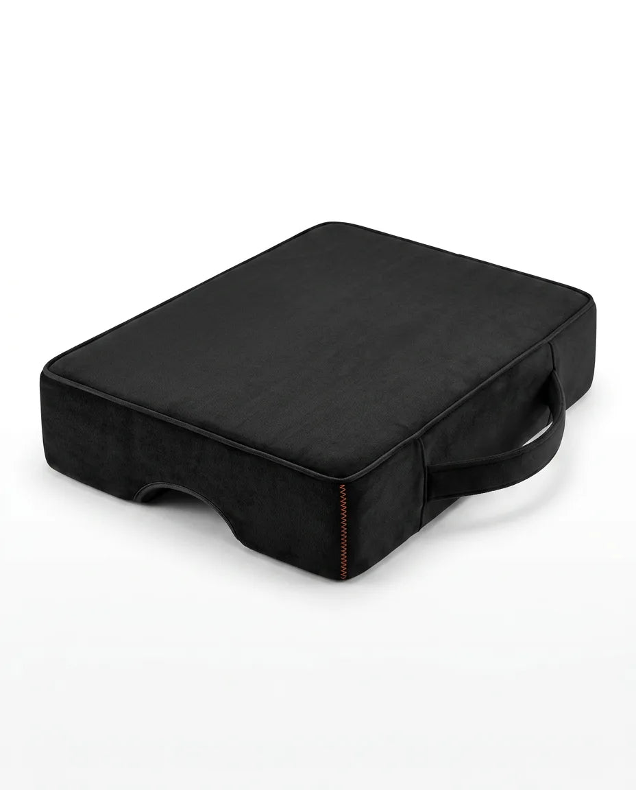 Meditationskissen aus Memory-Foam – druckentlastende Stütze für Knie und Bodenübungen – Produktbild 1