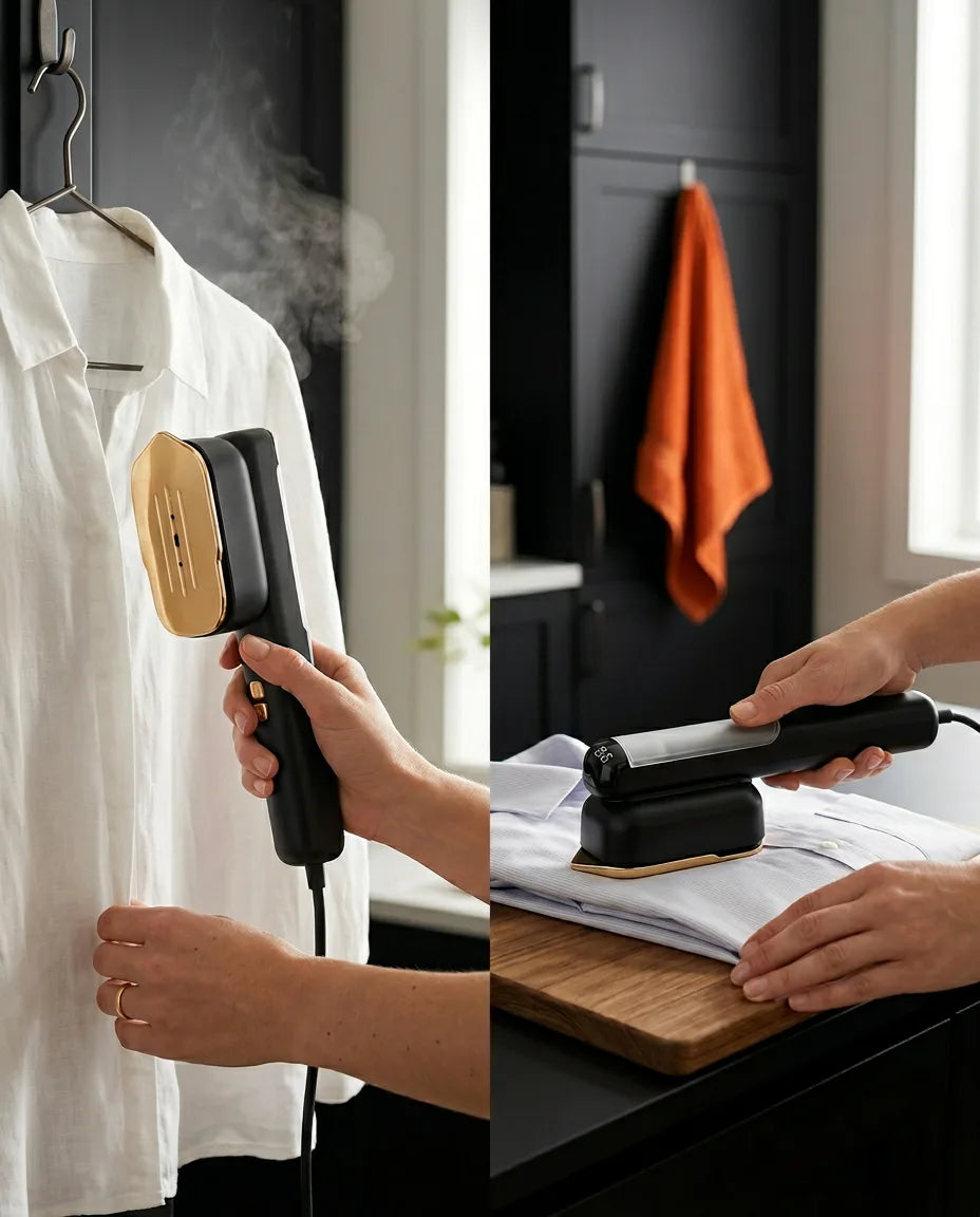 Dampfglätter für Kleidung – schnelle Faltenentfernung ohne Bügelbrett – Produktbild 11