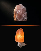 Salzlampe aus Himalaya-Salz – warmes Ambientelicht für Schlafzimmer und Leseecke – Produktbild 10