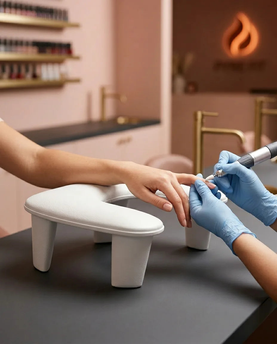 Handauflage fürs Nagelstudio – gepolsterte Stütze für Gel, Nailart und lange Sessions – Produktbild 9