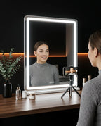 Schminkspiegel mit Licht – drei Lichtmodi und dimmbare, farbechte Beleuchtung – Produktbild 3