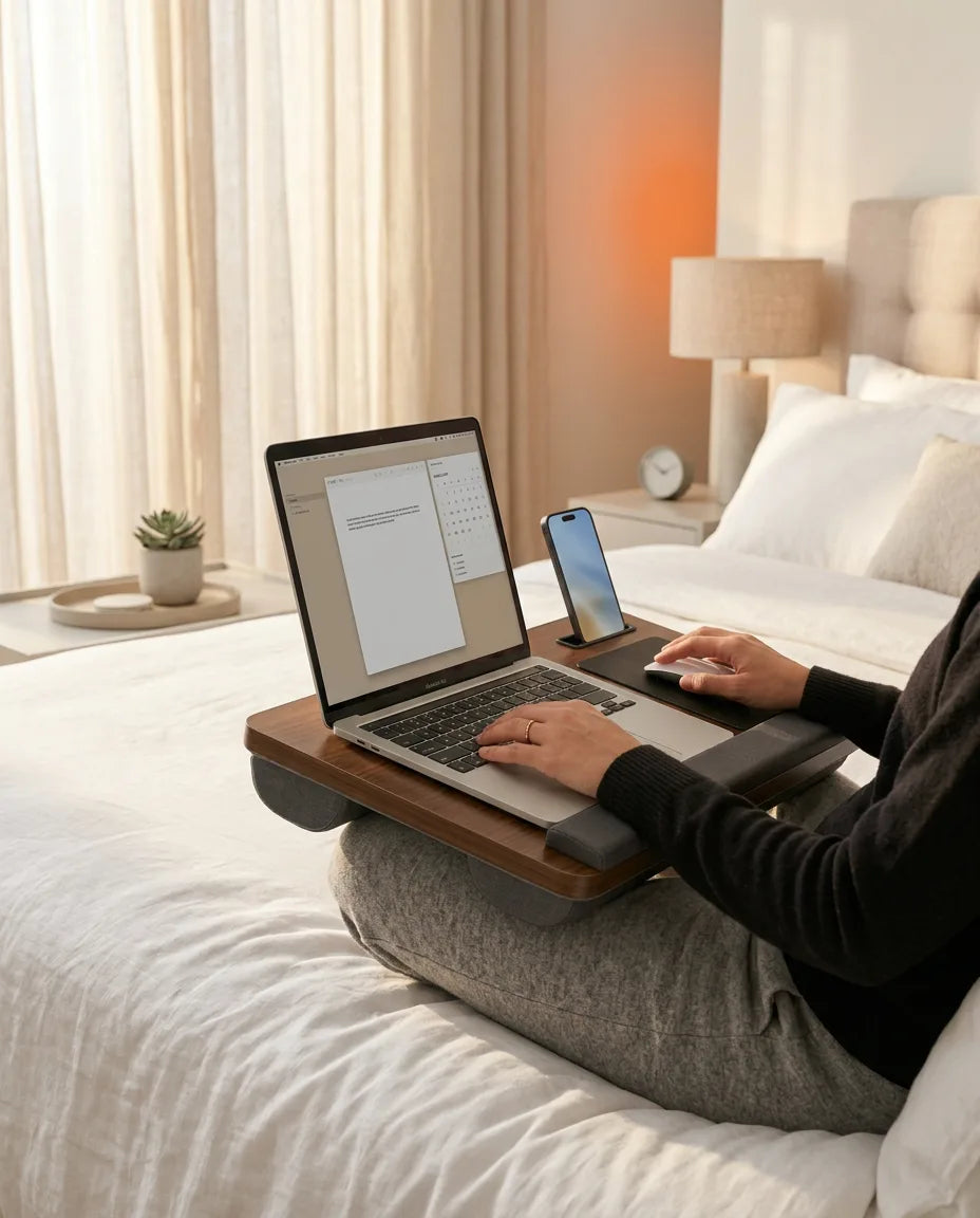 Laptopkissen für Bett und Sofa – stabile Ablage mit Mausfläche – Produktbild 2