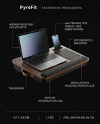 Laptopkissen für Bett und Sofa – stabile Ablage mit Mausfläche – Produktbild 8