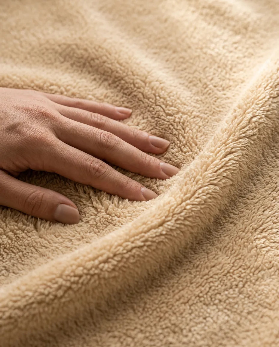 Kuscheldecke zum Anziehen in Übergrösse – Ganzkörper-Wärme mit freien Händen – Produktbild 4