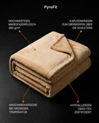 Kuscheldecke zum Anziehen in Übergrösse – Ganzkörper-Wärme mit freien Händen – Produktbild 8