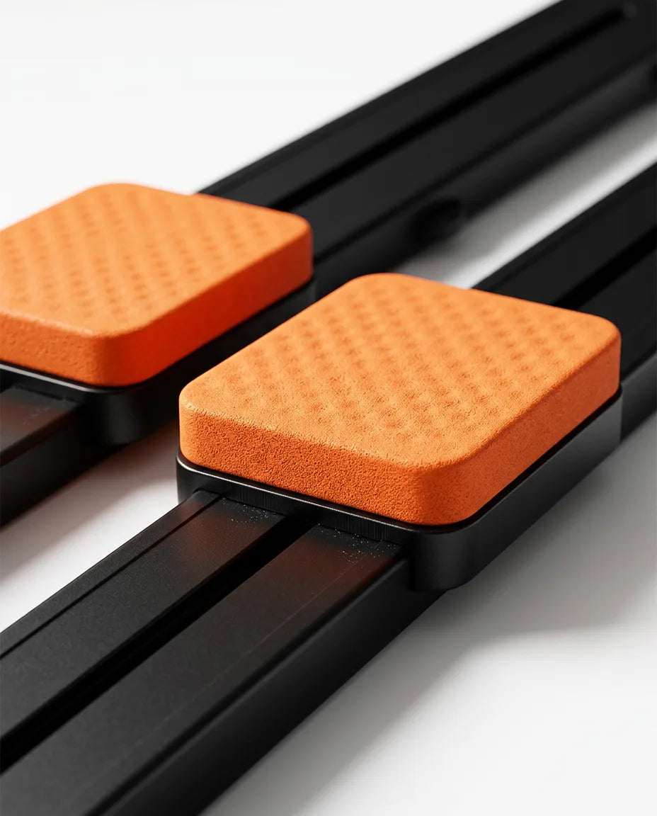 Pilates-Reformer klappbar – Ganzkörper-Training mit Zugseilen und gepolstertem Deck – Produktbild 3