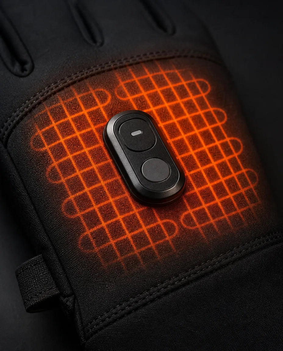Beheizbare Handschuhe fingerlos – einstellbare Wärme per USB-C für kalte Tage – Produktbild 5