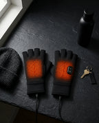 Beheizbare Handschuhe fingerlos – einstellbare Wärme per USB-C für kalte Tage – Produktbild 7